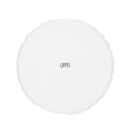 50397 GIPFEL Форма для запекания BIANCO круглая, 28х3,8см, 1400мл. Материал: фарфор. Цвет: белый.  фото 4