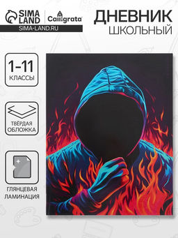 Цена за 2 шт. Дневник универсальный для 1-11 классов «Аноним», твёрдая обложка, глянцевая ламинация, 40 листов