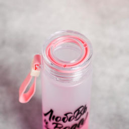 Бутылка для воды пластиковая Любовь и вода, 550 мл