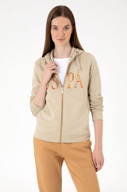 Kad_n A__k Haki Basic Kap__onlu Sweatshirt - U.s. polo assn фото 3