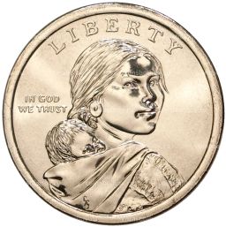 1 доллар 2021 года D США Коренные американцы (Сакагавея)  Индейцы в армии США