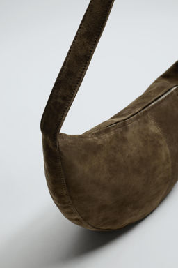 LEATHER SHOULDER BAG - Zara фото 11