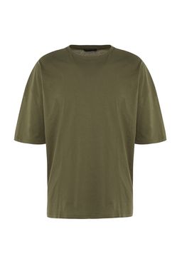 TRENDYOL MAN Tas Oversize/Genis Kesim Bisiklet Yaka Cicek Bask?l? K?sa Kol %100 Pamuklu T-Shirt TMNSS21TS1223 - Trendyolmilla фото 7
