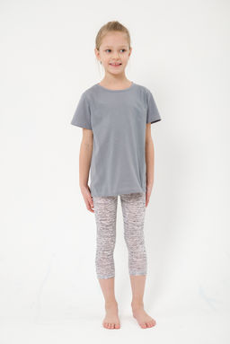 Футболка детская из кулирки серая - Амадэль фото 9