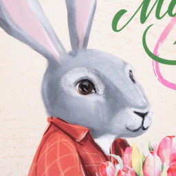 Полотенце Этель 8 Марта 40?73 см, 100% хлопок, саржа 190 г/м?