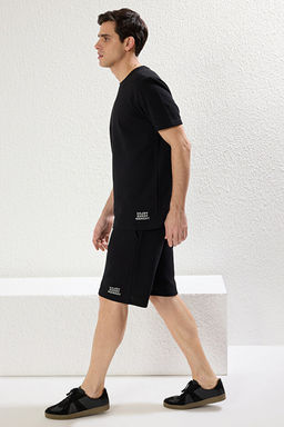 Siyah Regular Fit Waffle _rme _ortlu Pijama Tak_m_ TMNSS23PT00032 - Trendyolmilla фото 2