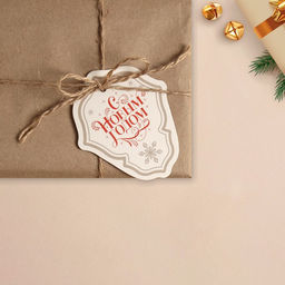 Цена за 20 шт. Открытка-шильдик на подарок «С Новым годом!», 5×9 см