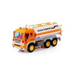 Сити, поливочный автомобиль инерционный (со светом и звуком) (оранжевый) (в коробке) - Полесье фото 8