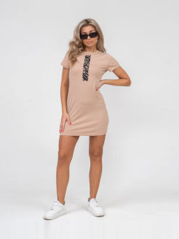 Туника женская, цвет бежевый