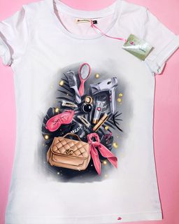 Эксклюзивная футболка Yana Pletneva упаковка плотный Zip пакет!