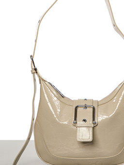 LACCOMA сумка Q3361-молочный натуральная кожа фото 5