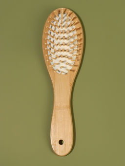 Расчёска массажная BAMBOO, бамбуковая, 23×6.5 см