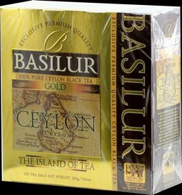 BASILUR. Чайный остров. Gold карт.пачка, 100 пак.