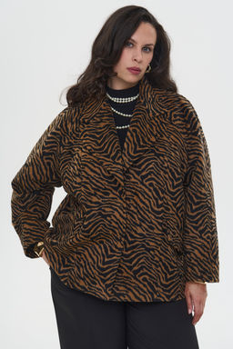 Пальто Флирт бежево-черный - Intikoma фото 3