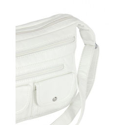 Сумка женская искусственная кожа Guecca-119, 1отд+кар/пер, плеч/ремень, белый SALE 264094 - Adelia фото 4