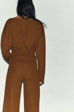 TEXTURED TOP WITH BUCKLE - Zara фото 13