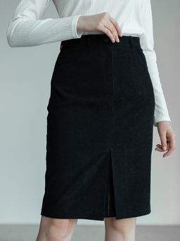 вельветовая, юбка на подкладке