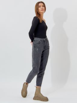 Джинсы женские темно-серого цвета 536_227TC - Mtforce фото 4