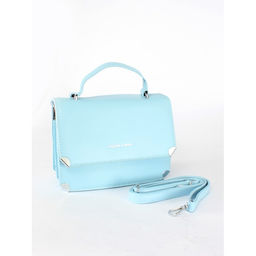 Сумка женская искусственная кожа Ch&K-8659, 2отд, плечевой ремень, голубой SALE 255068