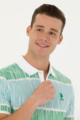 U. S. Polo Assn Мужская зеленая футболка - U.s. polo assn фото 2