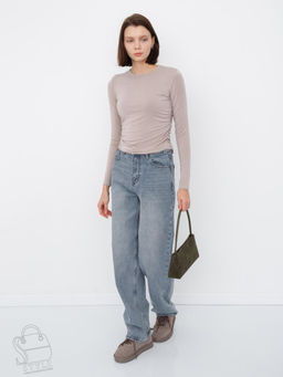 Сумка женская кожаная 9909-1NN khaki Natale Navetta