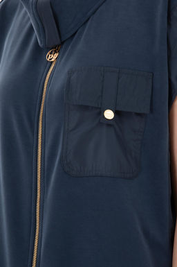 Женский темно-синий вязаный жилет - U.s. polo assn фото 7