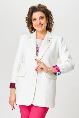 Жакет ANDINA CITY 4012-25 белый фото 6