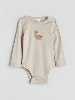 Bisiklet Yaka Erkek Bebek ??t??tl? Bodysuit 3l?