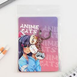 Брелок для ключей Anime, 2.5×9 см
