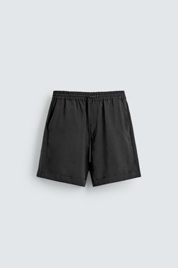 BERMUDA FLUIDA RELAXED FIT / Negro - Zara фото 6