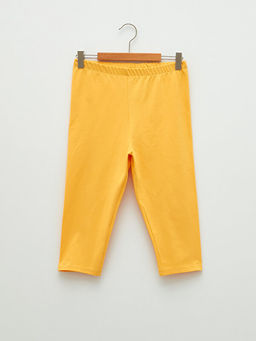 Beli Lastikli Basic Pamuklu K?z ?ocuk Tayt