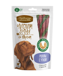 Чистим зубы для собак Роллы с уткой 79212631