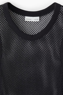 Camiseta sin mangas en malla - H&m фото 7