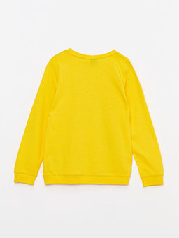 Bisiklet Yaka Looney Tunes Bask?l? Uzun Kollu Erkek ?ocuk Ti??rt - Waikiki фото 2