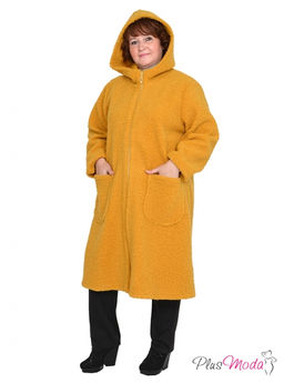 Куртка-пальто Модель №678 размеры 44-84 - Plusmoda фото 8