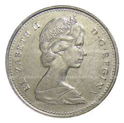 10 центов 1974 года Канада