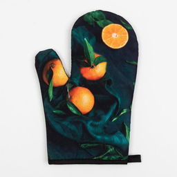 Варежка-прихватка Доляна Апельсины 26*16 см, 100% п/э  фото 3