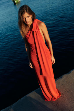 OPEN BACK LONG DRESS
