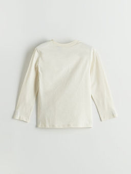 Bisiklet Yaka Minecraft Bask?l? Erkek ?ocuk Ti??rt