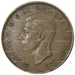 1/2 пенни 1938 года Австралия