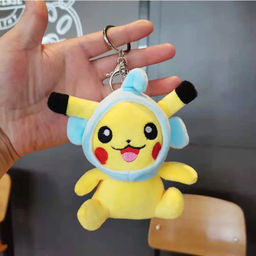 Мягкая игрушка брелок Пикачу в шапочке 10 см - Storyland фото 4