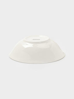 Тарелки глубокие Доляна White Label, набор 4 шт., 500 мл, фарфор, белые