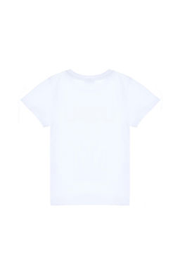 Erkek _ocuk Beyaz Basic Bisiklet Yaka Ti__rt Sepette S_rpriz _ndirim - U.s. polo assn фото 3