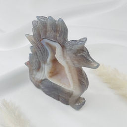 Лиса Кицунэ из Агата с жеодой - Радуга самоцветов фото 3