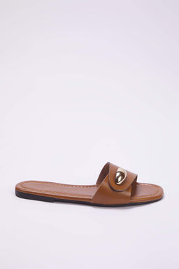 Trendyolmilla Shoes Siyah Metal Suslemeli Kad?n S?k Terlik TAKSS25TE00041  фото 3