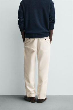 PANTAL?N STRAIGHT FIT ESTRUCTURA / Crudo - Zara фото 3