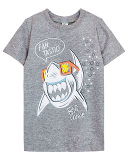 Футболка для мальчика 52315 Серый меланж* 160 Be Friends