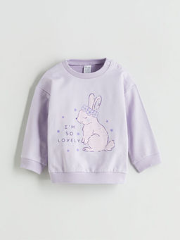 K?z Bebek Sweatshirt ve E?ofman Alt? 2li