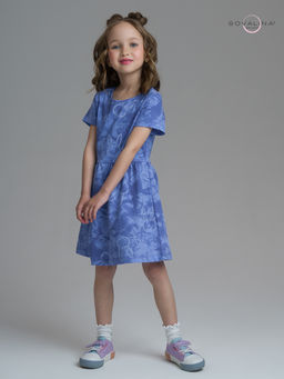 Платье Лето зайцы варенка синий - Sovalina фото 17