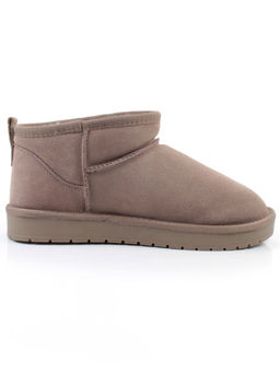 04-PF8300-4 GRAY/BEIGE Угги женские (натуральная замша, 100% шерсть)